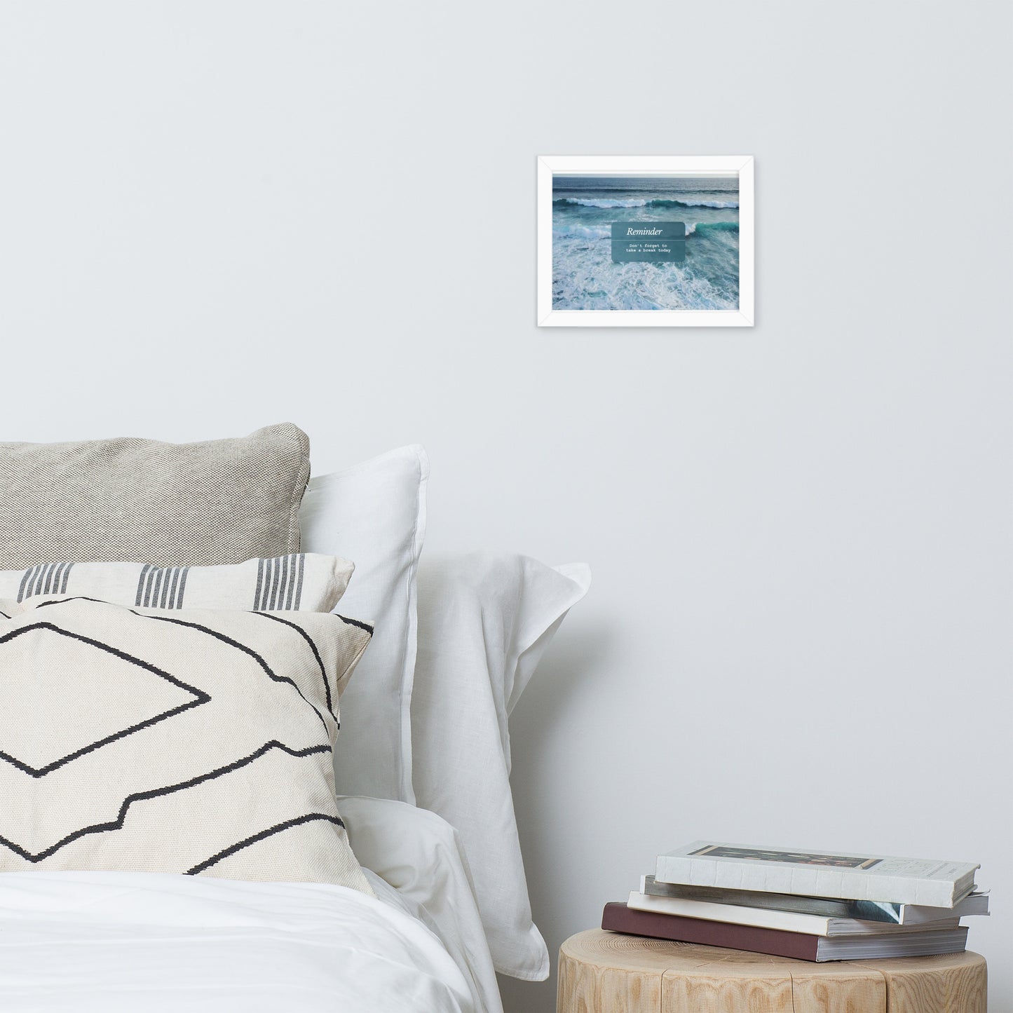 take a break ! Framed poster